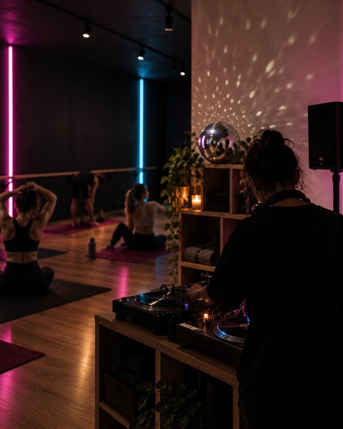 Clase de Music con set house en vivo
